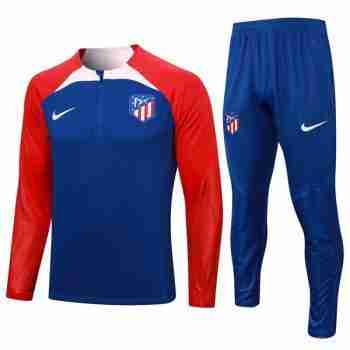 Felpa Allenamento Atletico Madrid 2024 Blu Rosso