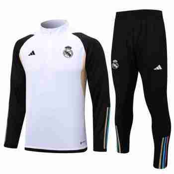 Felpa Allenamento Real Madrid 2024 Bianco Nero