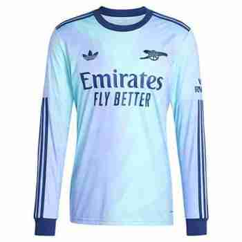 Thailandia Maglia Calcio Arsenal Manica Lunga Terza 2024 2025