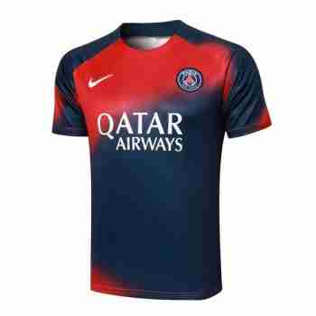 Thailandia Maglia Calcio Formazione Paris Saint Germain 2024 2025 Blu Rosso