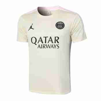 Thailandia Maglia Calcio Formazione Paris Saint Germain 2024 2025 Giallo