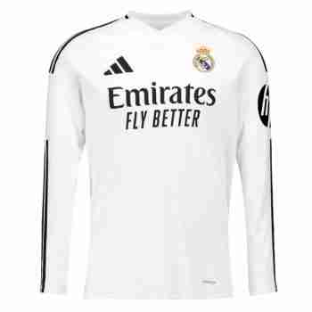 Thailandia Maglia Calcio Real Madrid Manica Lunga Prima 2024 2025