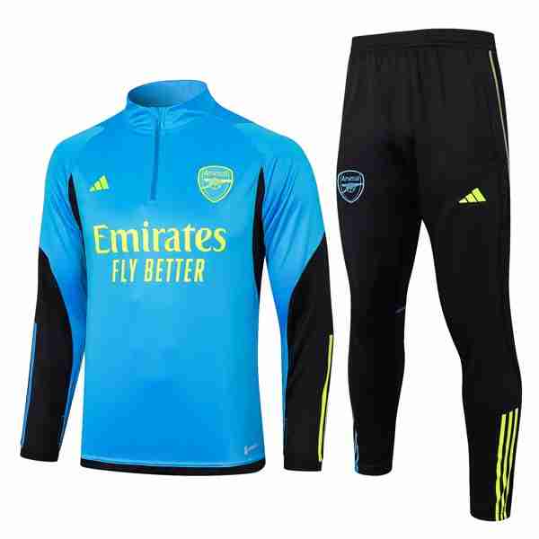 Sudadera De Training Arsenal 2024-2025 Azul Felpa Allenamento Arsenal 2024 2025 Blu