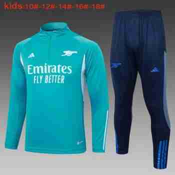 Felpa Allenamento Bambino Arsenal 2024 2025 Blu