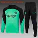 Felpa Allenamento Bambino Chelsea 2024 2025 Verde