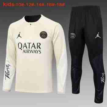 Felpa Allenamento Bambino Paris Saint Germain 2024 2025 Giallo