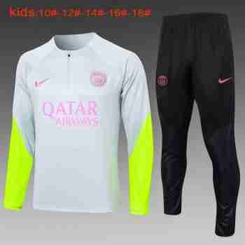 Felpa Allenamento Bambino Paris Saint Germain 2024 2025 Grigio