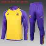 Felpa Allenamento Bambino Real Madrid 2024 2025 Giallo Porpora