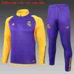 Felpa Allenamento Bambino Real Madrid 2024 2025 Porpora Giallo