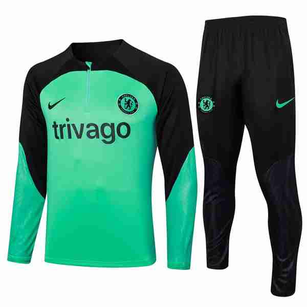 Sudadera De Training Chelsea 2024-2025 Verde Felpa Allenamento Chelsea 2024 2025 Verde