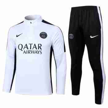Felpa Allenamento Paris Saint Germain 2024 2025 Bianco
