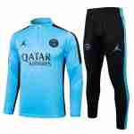 Felpa Allenamento Paris Saint Germain 2024 2025 Blu