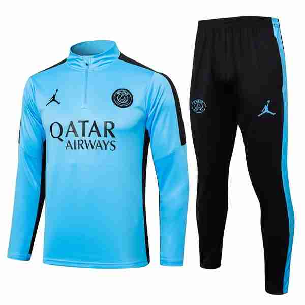 Sudadera De Training PSG 2024-2025 Azul 2 Felpa Allenamento Paris Saint Germain 2024 2025 Blu