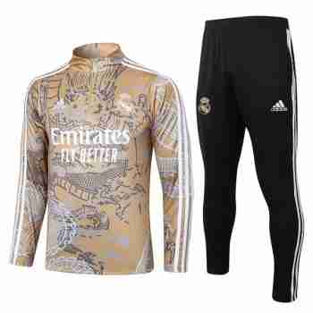 Felpa Allenamento Real Madrid 2024 2025 Giallo