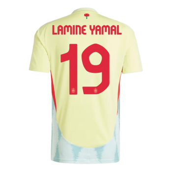 LAMINE YAMAL NO.19 Maglia Calcio Spagna Away 2024