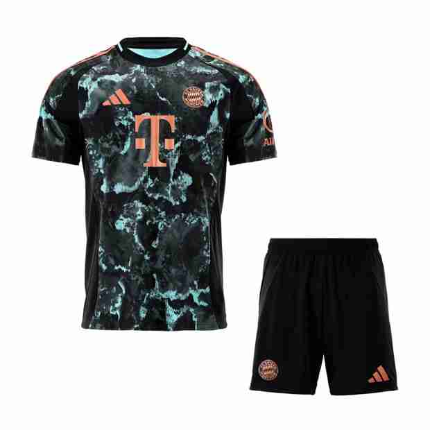 Camiseta Bayern Munich 2ª Niño 2024-2025 Maglia Calcio Bayern Monaco Set Bambino Away 2024 2025 1