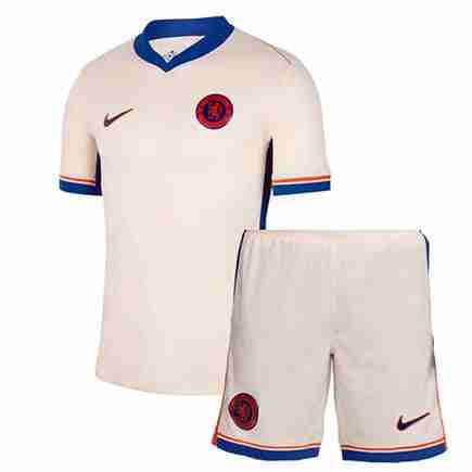 Maglia Calcio Chelsea Set Bambino Away 2024 2025 Maglia Calcio Chelsea Set Bambino Away 2024 2025