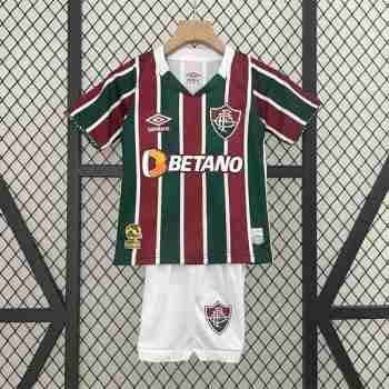 Maglia Calcio Fluminense Set Bambino Prima 2024 2025