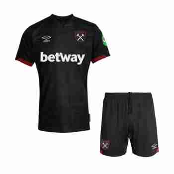 Maglia Calcio West Ham United Set Bambino Away 2024 2025