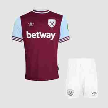 Maglia Calcio West Ham United Set Bambino Prima 2024 2025
