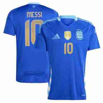 Messi NO.10 Maglia Calcio Argentina Away 2024