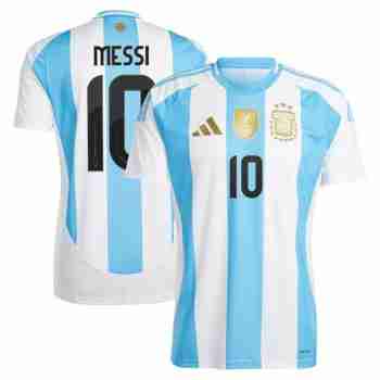 Messi NO.10 Maglia Calcio Argentina Prima 2024