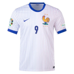 Olivier Giroud NO.9 Maglia Calcio Francia Away 2024