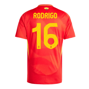 Rodrigo NO.16 Maglia Calcio Spagna Prima 2024
