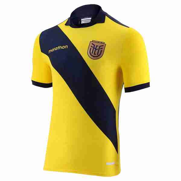 Tailandia Camiseta Ecuador 1ª 2024 Thailandia Maglia Calcio Ecuador Prima 2024