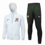 Tuta Con Cappuccio FC Barcellona 2024 2025 Bianco