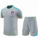 Thailandia Maglia Calcio Atletico Madrid Set Formazione 2024 2025 Grigio
