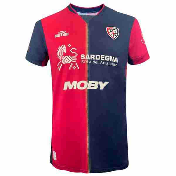Tailandia Camiseta Cagliari Calcio 1ª 2024-2025 Thailandia Maglia Calcio Cagliari Calcio Prima 2024 2025