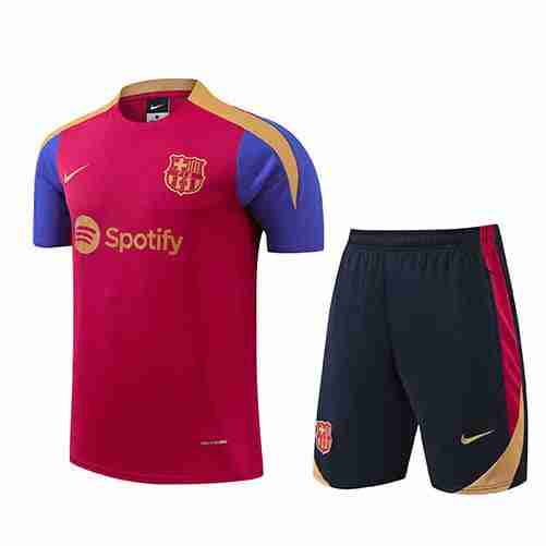 Thailandia Maglia Calcio FC Barcellona Set Formazione 2024 2025 Rosso Blu Thailandia Maglia Calcio FC Barcellona Set Formazione 2024 2025 Rosso Blu