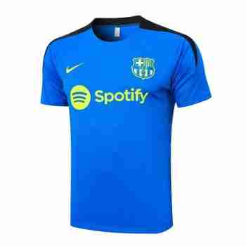 Thailandia Maglia Calcio Formazione FC Barcellona 2024 2025 Blu Nero