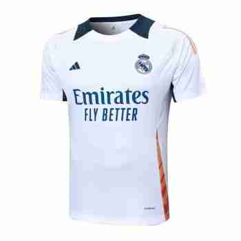 Thailandia Maglia Calcio Formazione Real Madrid 2024 2025 Bianco
