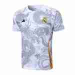 Thailandia Maglia Calcio Formazione Real Madrid 2024 2025 Bianco Grigio