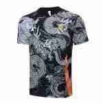 Thailandia Maglia Calcio Formazione Real Madrid 2024 2025 Nero Grigio