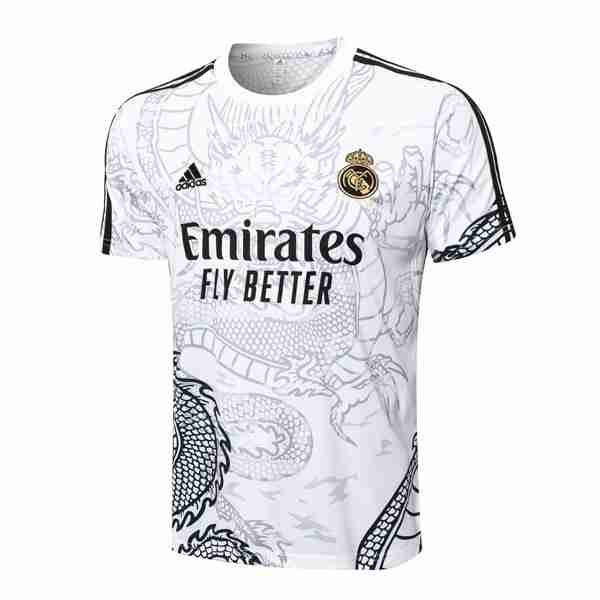 Camiseta Entrenamiento Real Madrid 2024-2025 Blanco Thailandia Maglia Calcio Formazione Real Madrid 24 2025 Bianco