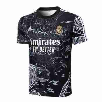Thailandia Maglia Calcio Formazione Real Madrid 24 2025 Nero