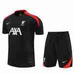Thailandia Maglia Calcio Liverpool Set Formazione 2024 2025 Nero