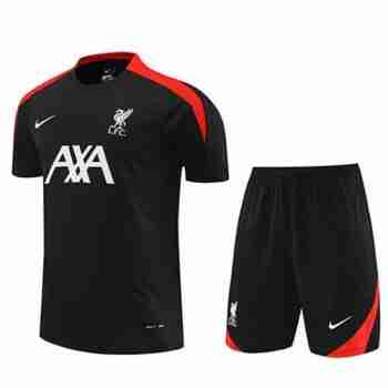 Thailandia Maglia Calcio Liverpool Set Formazione 2024 2025 Nero
