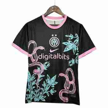 Thailandia Speciale Maglia Calcio Inter Milan 2024 2025 Nero
