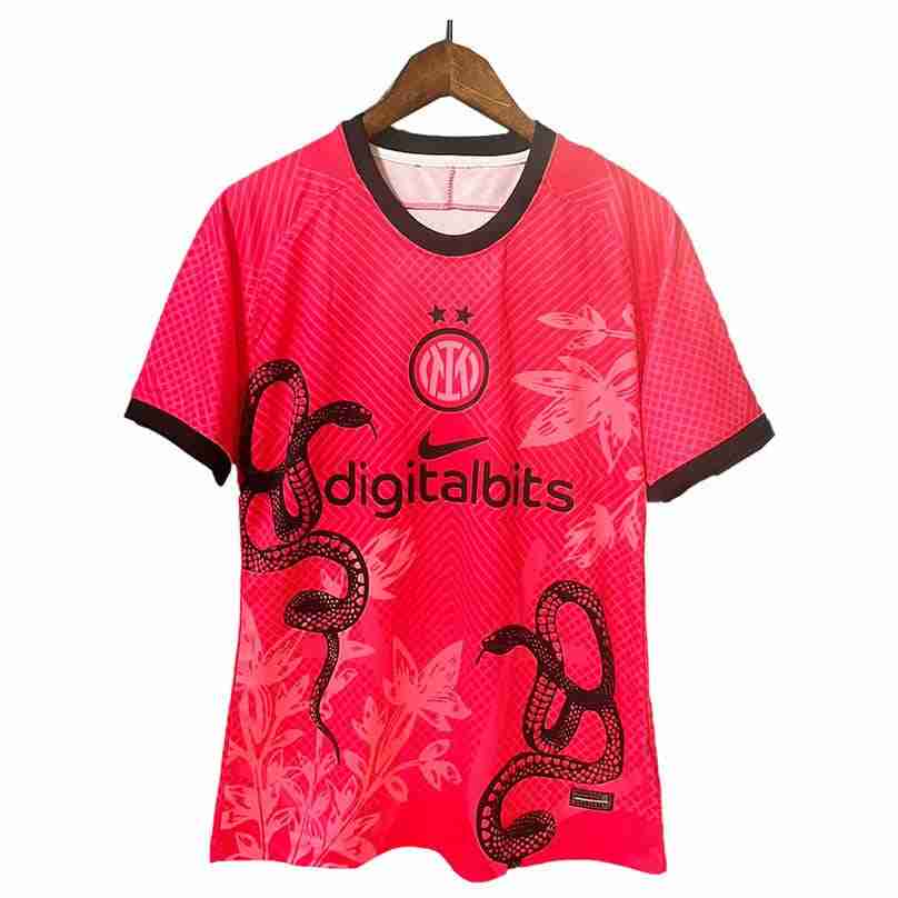 Thailandia Speciale Maglia Calcio Inter Milan 2024 2025 Rosso Thailandia Speciale Maglia Calcio Inter Milan 2024 2025 Rosso