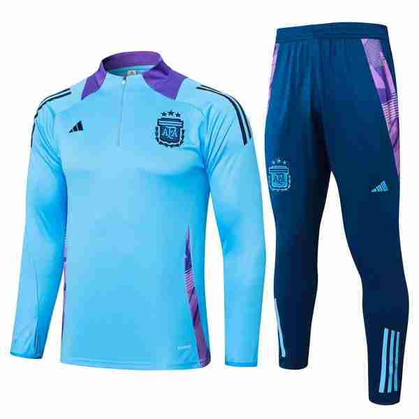 Sudadera De Training Argentina 2024-2025 Azul 3 Felpa Allenamento Argentina 2024 2025 Blu