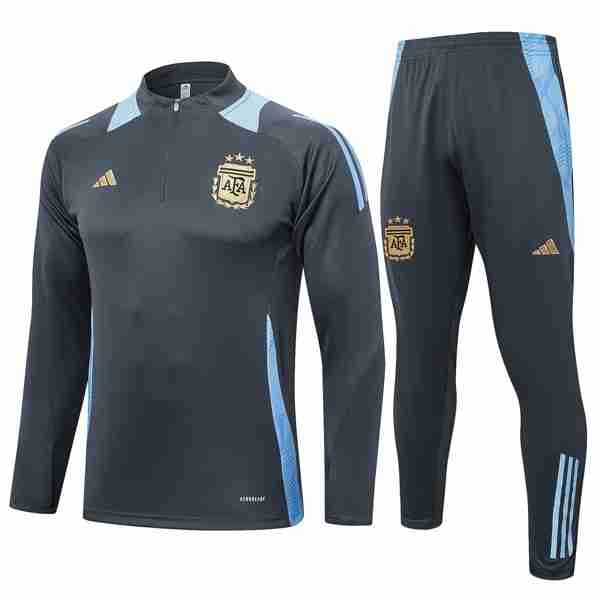 Sudadera De Training Argentina 2024-2025 Gris 3 Felpa Allenamento Argentina 2024 2025 Grigio