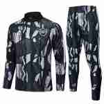 Felpa Allenamento Arsenal 2024 2025 Nero Grigio