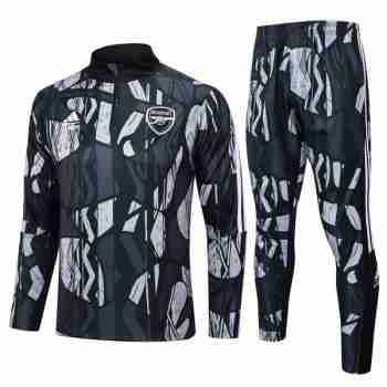 Felpa Allenamento Arsenal 2024 2025 Nero Grigio