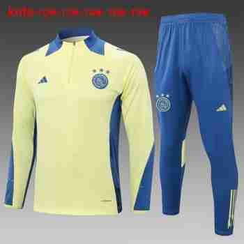 Felpa Allenamento Bambino Ajax 2024 2025 Giallo