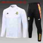 Felpa Allenamento Bambino Real Madrid 2024 2025 Bianco Grigio