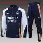 Felpa Allenamento Bambino Real Madrid 2024 2025 Blu
